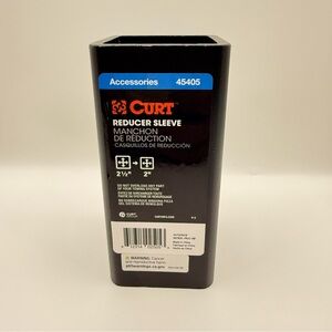 Curt 45405 Trailer Hitch Receiver Adapter Reducer Sleeve 2 1/2 In To 2 In Shank